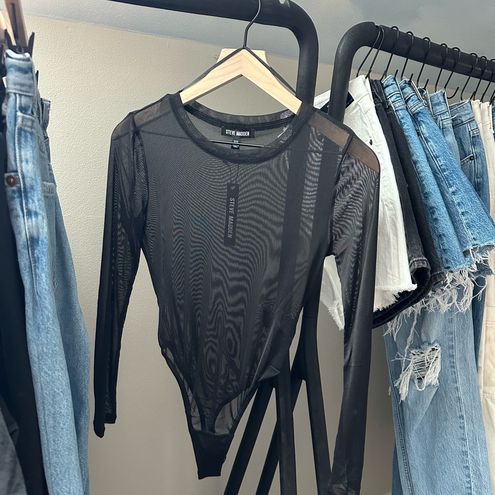 Steve Madden Sheer Bodysuit